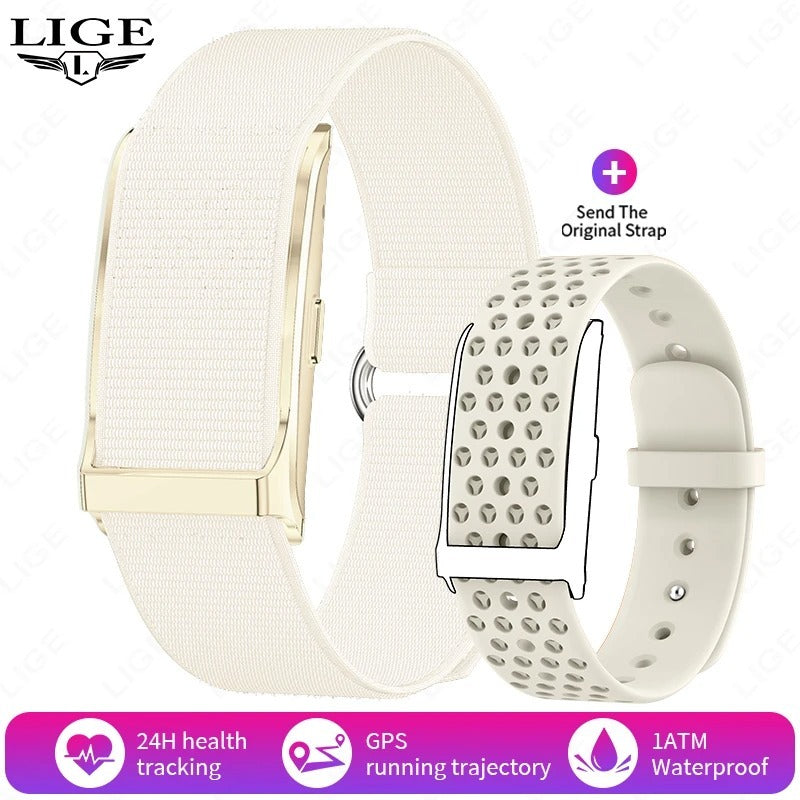LIGE Smart Watch with Extra Straps – Stylish Fitness Tracker with Health Monitoring & GPS Sports Tracking