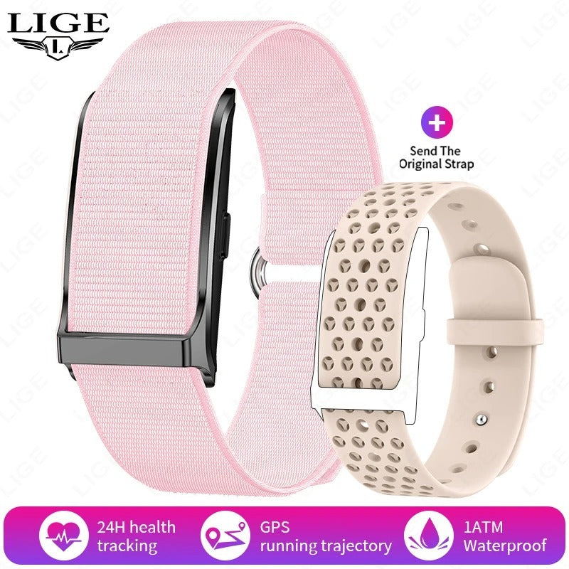 LIGE Smart Watch with Extra Straps – Stylish Fitness Tracker with Health Monitoring & GPS Sports Tracking