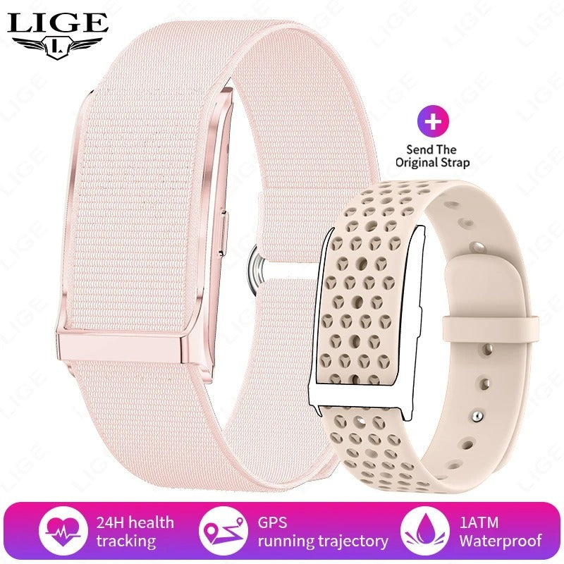 LIGE Smart Watch with Extra Straps – Stylish Fitness Tracker with Health Monitoring & GPS Sports Tracking
